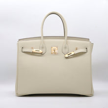 Load image into Gallery viewer, London 35 Large Size Birkin Style Top Handle Bag - Real Leather Version