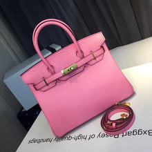 Load image into Gallery viewer, London 35 Large Size Birkin Style Top Handle Bag - Real Leather Version