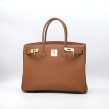 Load image into Gallery viewer, London 30 Size Birkin Style Top Handle Bag - Real Leather Version