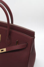 Load image into Gallery viewer, London 35 Large Size Birkin Style Top Handle Bag - Real Leather Version
