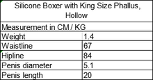 Load image into Gallery viewer, Realistic Wearable Silicone Boxer with King Size Phallus, Hollow