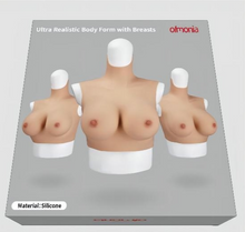 Load image into Gallery viewer, Cross-Love Erotic Sex Toy Silicone Crop Top Non-Sleeve Female Upper Body Form