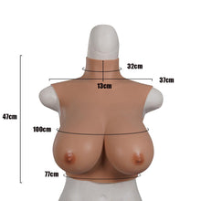 Load image into Gallery viewer, Cross-Love Erotic Sex Toy Silicone Crop Top Non-Sleeve Female Upper Body Form