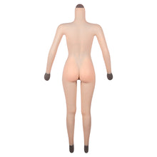 Load image into Gallery viewer, Cross-love Cross Dress Female Silicone Wearable D Cup Body Suit with Lower Ankle-length Trousers with Long Sleeve for Cosplay Costume