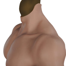 Load image into Gallery viewer, Cross-Love Cross Dress S/L Size Realistic Silicone Wearable Body Form Fake Short-Sleeve Muscle Upper Bodysuit