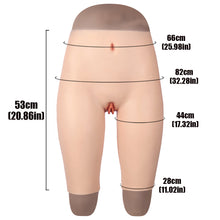 Load image into Gallery viewer, Cross-Love Crossdress Female Realistic Penetrable Vagina Wearable Silicone Pirate Shorts Fifth Pant