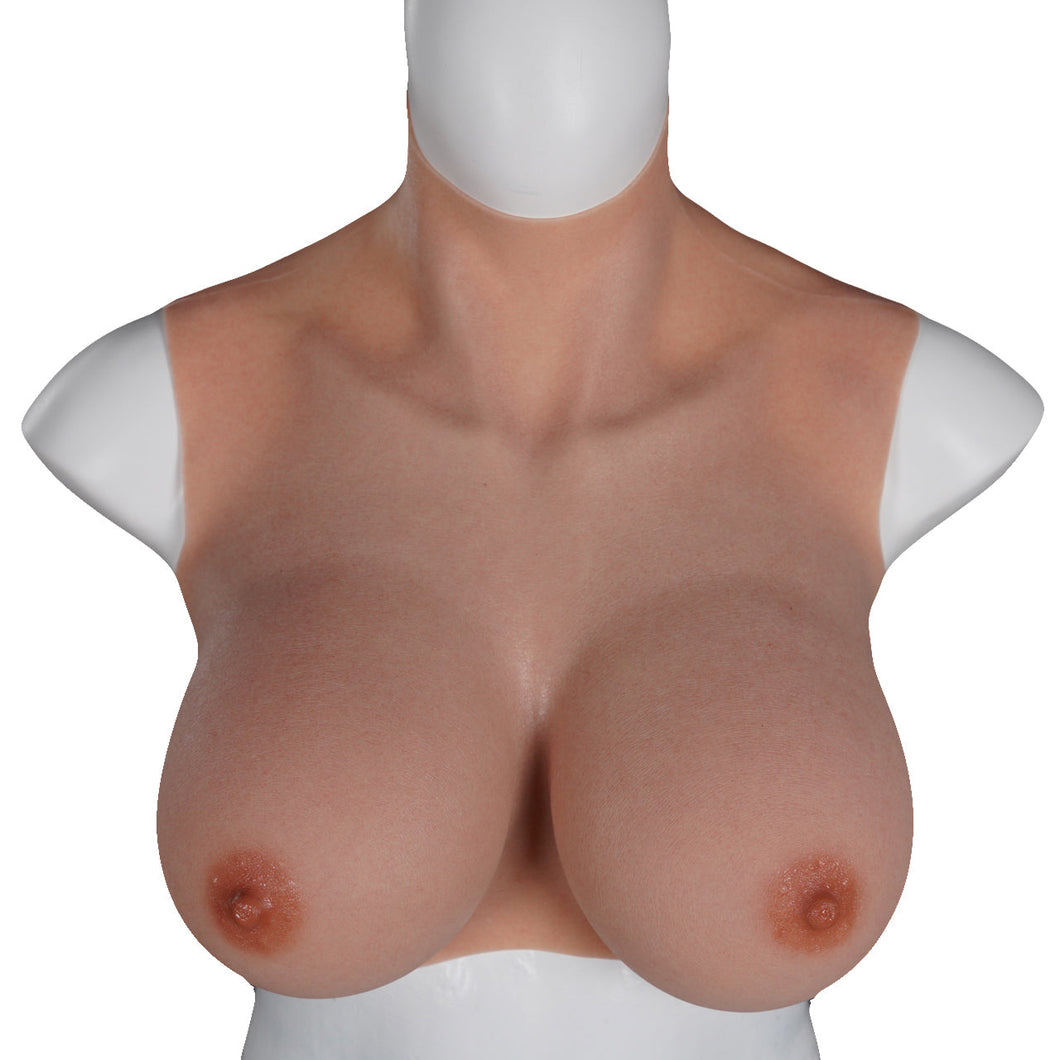 2022 New-arrival Cross-Love Crossdresser Caucasian Silicone Wearable G Cup RealSkin 3.0 Breast Form