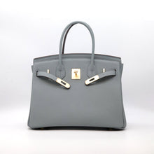 Load image into Gallery viewer, London 30 Size Birkin Style Top Handle Bag - Real Leather Version
