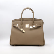 Load image into Gallery viewer, London 30 Size Birkin Style Top Handle Bag - Real Leather Version
