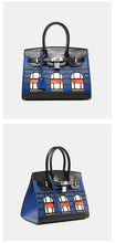 Load image into Gallery viewer, Berlin 25 Birkin Faubourg Small Size Top Handle Bag with House Trim - Vegan Leather Version
