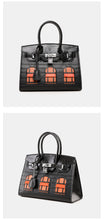 Load image into Gallery viewer, Berlin 25 Birkin Faubourg Small Size Top Handle Bag with House Trim - Vegan Leather Version
