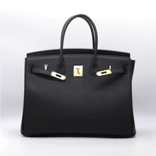 Load image into Gallery viewer, London 30 Size Birkin Style Top Handle Bag - Real Leather Version
