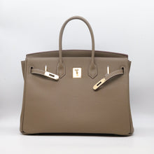 Load image into Gallery viewer, London 30 Size Birkin Style Top Handle Bag - Real Leather Version
