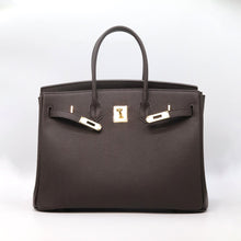Load image into Gallery viewer, London 30 Size Birkin Style Top Handle Bag - Real Leather Version
