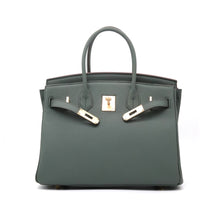 Load image into Gallery viewer, London 30 Size Birkin Style Top Handle Bag - Real Leather Version
