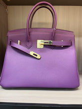 Load image into Gallery viewer, London 30 Size Birkin Style Top Handle Bag - Real Leather Version
