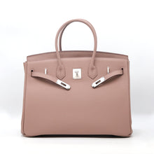Load image into Gallery viewer, London 35 Large Size Birkin Style Top Handle Bag - Real Leather Version
