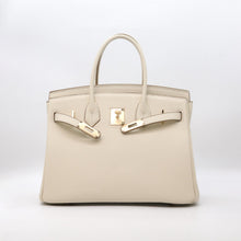 Load image into Gallery viewer, London 30 Size Birkin Style Top Handle Bag - Real Leather Version
