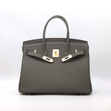 Load image into Gallery viewer, London 25 Size Birkin Style Top Handle Bag - Real Leather Version
