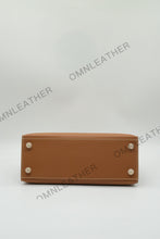 Load image into Gallery viewer, Verona 25 Kelly Style Fully Handmade Epsom Leather Brown Color Gold Hardware
