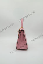 Load image into Gallery viewer, Verona 22 Kelly Style Ostrich Leather Sakura Pink Color Gold Hardware
