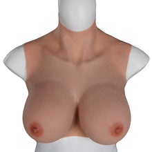 Load image into Gallery viewer, 2022 New-arrival Cross-Love Crossdresser Tanned Silicone Wearable G Cup RealSkin 3.0 Breast Form
