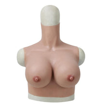 Load image into Gallery viewer, Cross-Love Erotic Sex Toy Silicone Crop Top Non-Sleeve Female Upper Body Form
