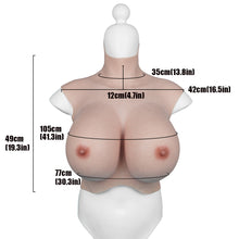 Load image into Gallery viewer, 2022 New-arrival Cross-Love Crossdresser Caucasian Silicone Wearable S Cup RealSkin 3.0 Breast Form
