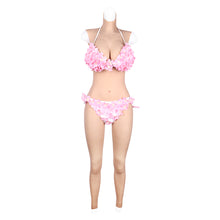 Load image into Gallery viewer, Cross-love Cross Dress Female Silicone Wearable D Cup Sleeveless Body Suit with Lower Ankle-Length Cosplay Costume
