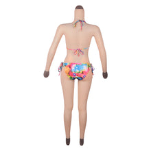 Load image into Gallery viewer, Cross-love Cross Dress Female Silicone Wearable D Cup Body Suit with Lower Ankle-length Trousers with Long Sleeve for Cosplay Costume
