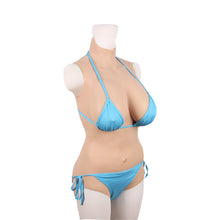 Load image into Gallery viewer, Cross-Love Cross Dress L-Size D-Cup Realistic Crop Top Briefs Silicone Wearable Body Form with Knickers Pant Bodysuit

