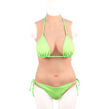 Load image into Gallery viewer, Cross-Love Cross Dress M-Size B-Cup Realistic Crop Top Briefs Silicone Wearable Body Form with Knickers Pant Bodysuit
