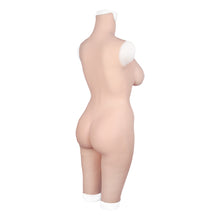 Load image into Gallery viewer, Cross-love Cross Dress Female Silicone Wearable D Cup Body Suit with Lower Capri Pants Cosplay Costume
