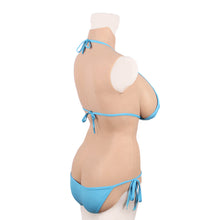 Load image into Gallery viewer, Cross-Love Cross Dress L-Size D-Cup Realistic Crop Top Briefs Silicone Wearable Body Form with Knickers Pant Bodysuit
