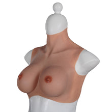 Load image into Gallery viewer, 2022 New-arrival Cross-Love Crossdresser Tanned Silicone Wearable E Cup RealSkin 3.0 Breast Form
