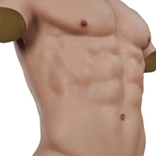 Load image into Gallery viewer, Cross-Love Cross Dress S/L Size Realistic Silicone Wearable Body Form Fake Short-Sleeve Muscle Upper Bodysuit
