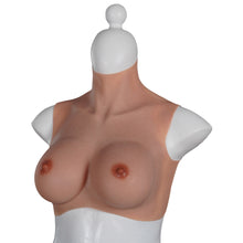 Load image into Gallery viewer, 2022 New-arrival Cross-Love Crossdresser Tanned Silicone Wearable E Cup RealSkin 3.0 Breast Form
