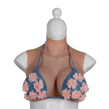 Load image into Gallery viewer, 2022 New-arrival Cross-Love Crossdresser Tanned Silicone Wearable G Cup RealSkin 3.0 Breast Form
