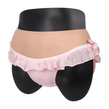 Load image into Gallery viewer, Cross-Love Crossdress Female Realistic Penetrable Vagina Wearable Silicone Briefs Knickers Pants with Vagina Butt and Hip Enhanced Effect
