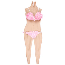 Load image into Gallery viewer, Cross-love Cross Dress Female Silicone Wearable D Cup Sleeveless Body Suit with Lower Ankle-Length Cosplay Costume
