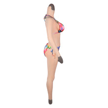 Load image into Gallery viewer, Cross-love Cross Dress Female Silicone Wearable D Cup Body Suit with Lower Ankle-length Trousers with Long Sleeve for Cosplay Costume
