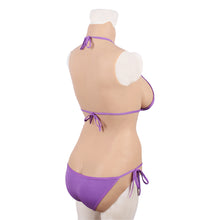 Load image into Gallery viewer, Cross-Love Cross Dress L-Size C-Cup Realistic Crop Top Briefs Silicone Wearable Body Form with Knickers Pant Bodysuit

