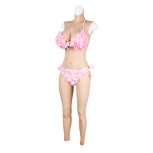 Load image into Gallery viewer, Cross-love Cross Dress Female Silicone Wearable D Cup Sleeveless Body Suit with Lower Ankle-Length Cosplay Costume

