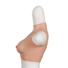 Load image into Gallery viewer, Realistic B Cup High Neck Sleeveless Breast Form
