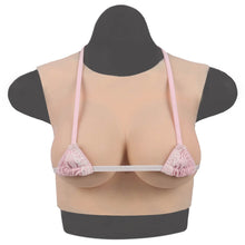 Load image into Gallery viewer, High Realistic Silicone B cup Round Collar Non-Sleeve Female Upper Body Form
