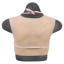 Load image into Gallery viewer, High Realistic Silicone B cup Round Collar Non-Sleeve Female Upper Body Form
