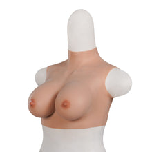 Load image into Gallery viewer, Realistic C Cup High Neck Sleeveless Breast Form
