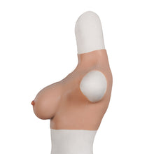 Load image into Gallery viewer, Realistic C Cup High Neck Sleeveless Breast Form
