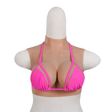 Load image into Gallery viewer, Realistic C Cup High Neck Sleeveless Breast Form
