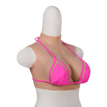 Load image into Gallery viewer, Realistic C Cup High Neck Sleeveless Breast Form
